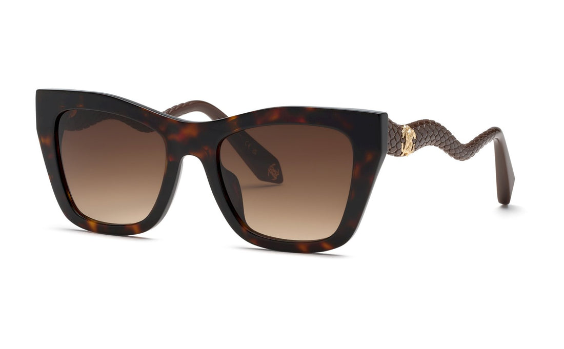 Sunglasses roberto cavalli src129m 0743 havana square femenino size 54mm - Main view