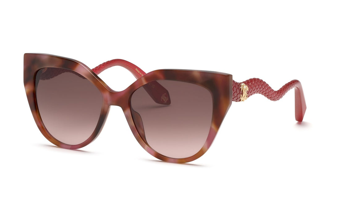 Sunglasses roberto cavalli src138m 01gq havana square femenino size 55mm - Main view