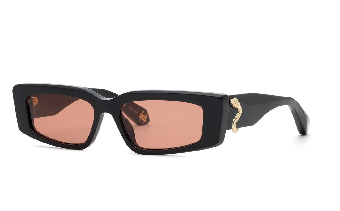 Gafas de sol roberto cavalli src185 0700 negro square femenino talla 55mm - Vista de detalle