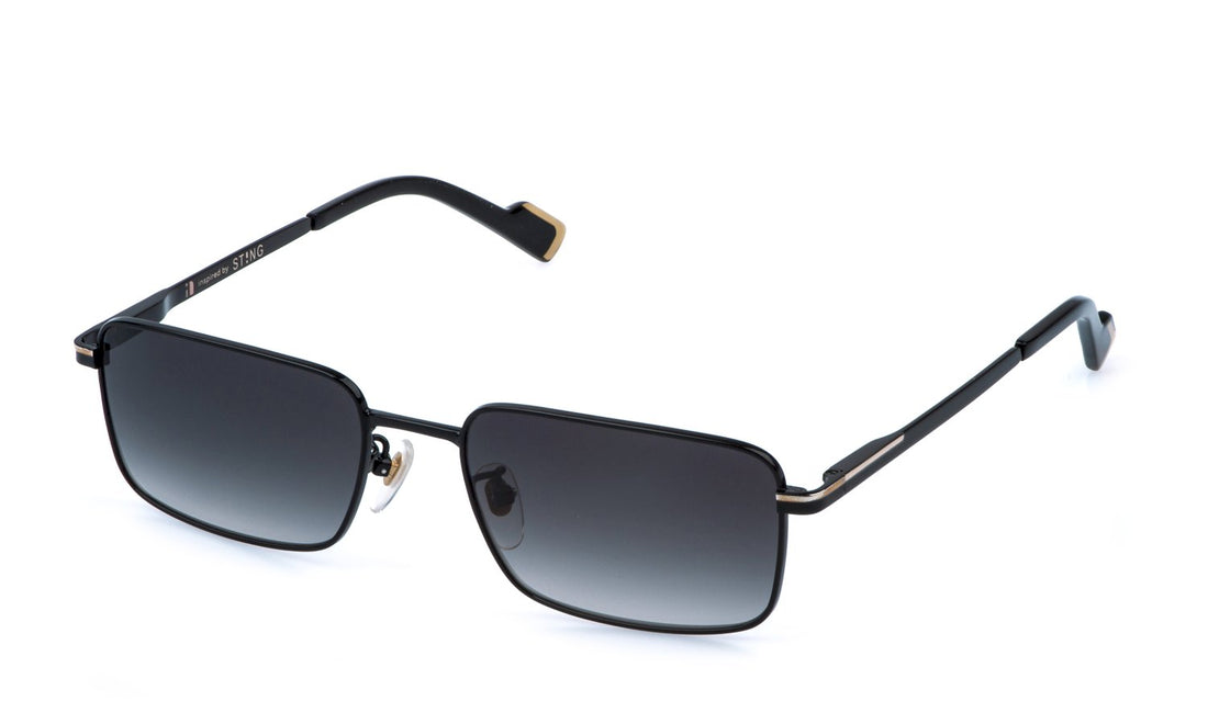 Óculos de sol sting sst580 0304 negro square masculino tamanho 57mm - Vista principal