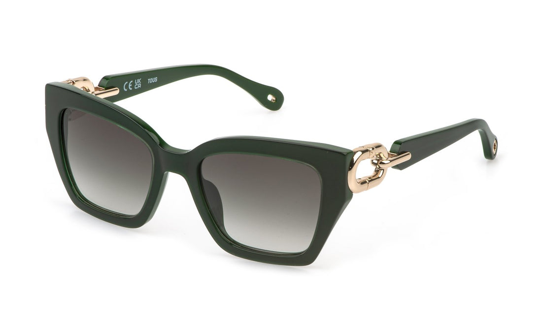 Occhiali da sole tous stod41 0j38 verde square femenino taglia 53mm - Vista principale