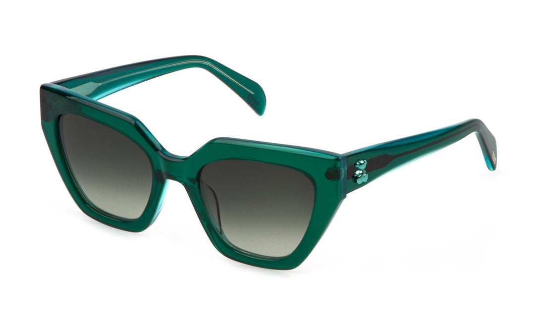 Occhiali da sole tous stod49 0n19 verde square femenino taglia 52mm - Vista principale