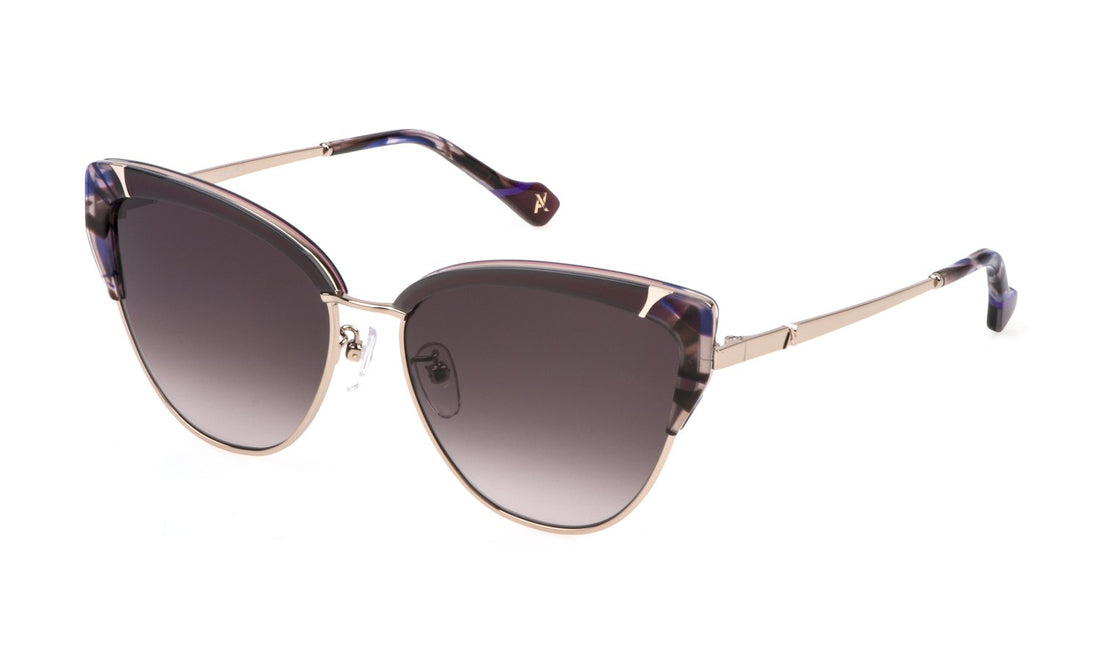 Occhiali da sole yalea sya157 0a39 dorado cat eye femenino taglia 57mm - Vista principale