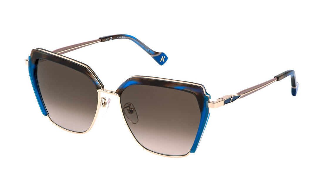 Occhiali da sole yalea sya219 0300 dorado geometric femenino taglia 57mm - Vista dettagliata