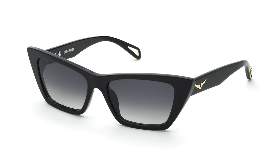 Occhiali da sole zadig&voltaire szv419 0700 negro butterfly femenino taglia 55mm - Vista principale