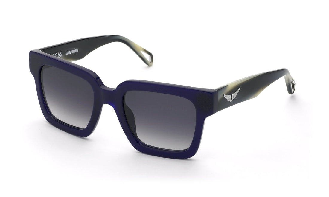 Occhiali da sole zadig&voltaire szv420 03gr azul square femenino taglia 52mm - Vista principale