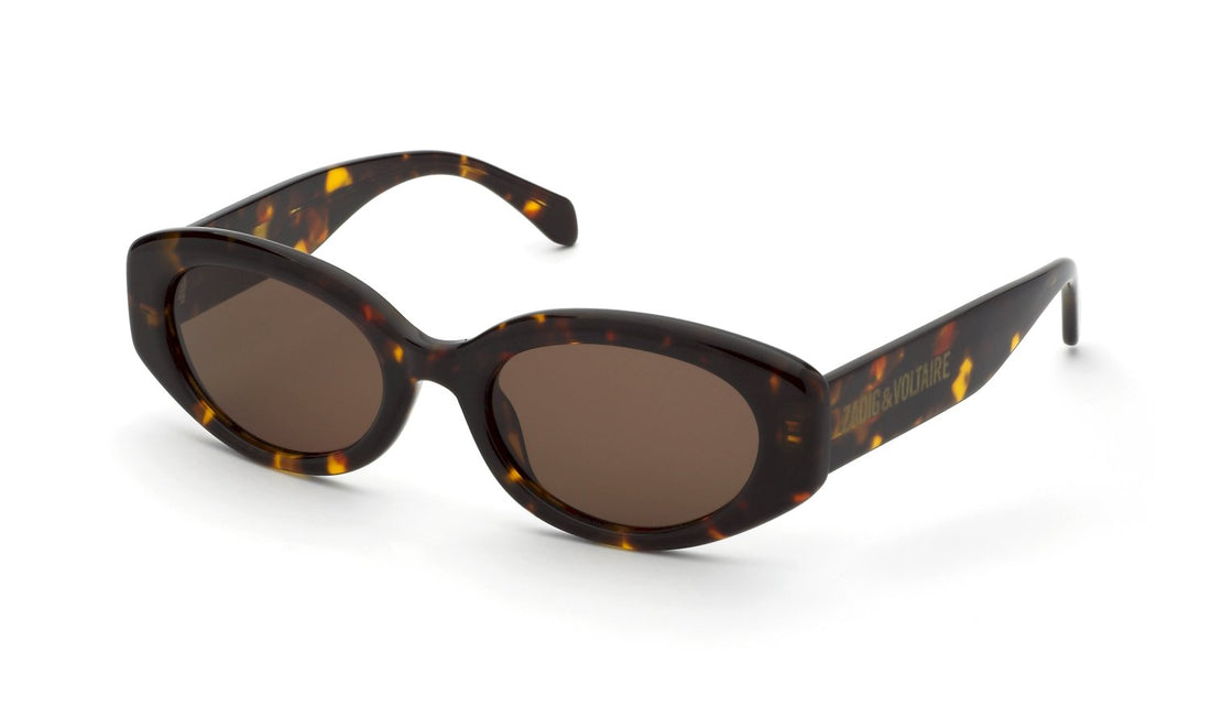 Occhiali da sole zadig&voltaire szv422 0743 marron oval femenino taglia 53mm - Vista principale