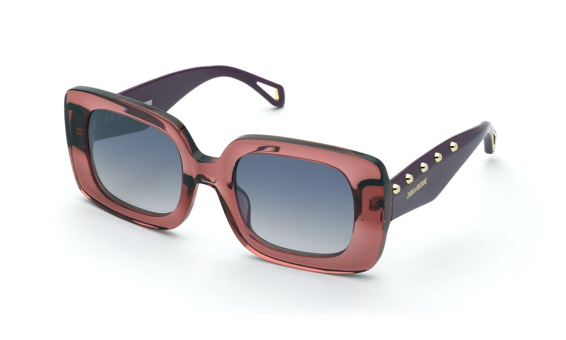 Occhiali da sole zadig&voltaire szv423 6mhx rosa square femenino taglia 51mm - Vista principale