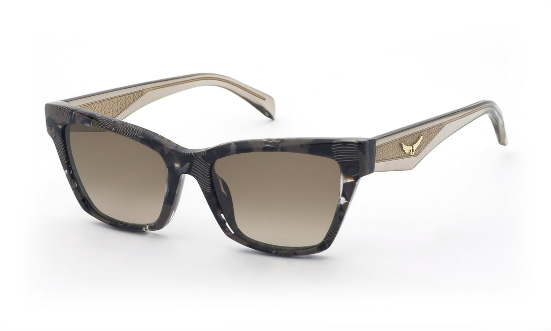 Occhiali da sole zadig&voltaire szv470 07ux marron cat eye femenino taglia 53mm - Vista principale