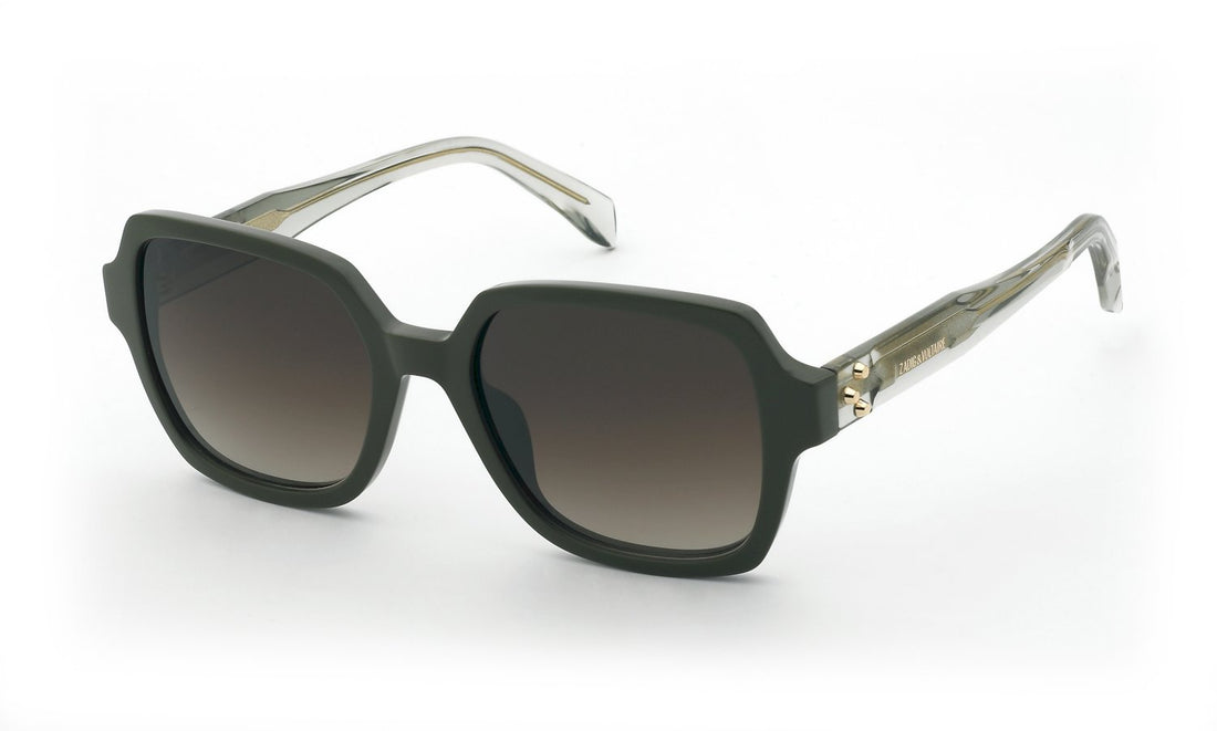 Occhiali da sole zadig&voltaire szv473 073m verde geometric femenino taglia 54mm - Vista principale