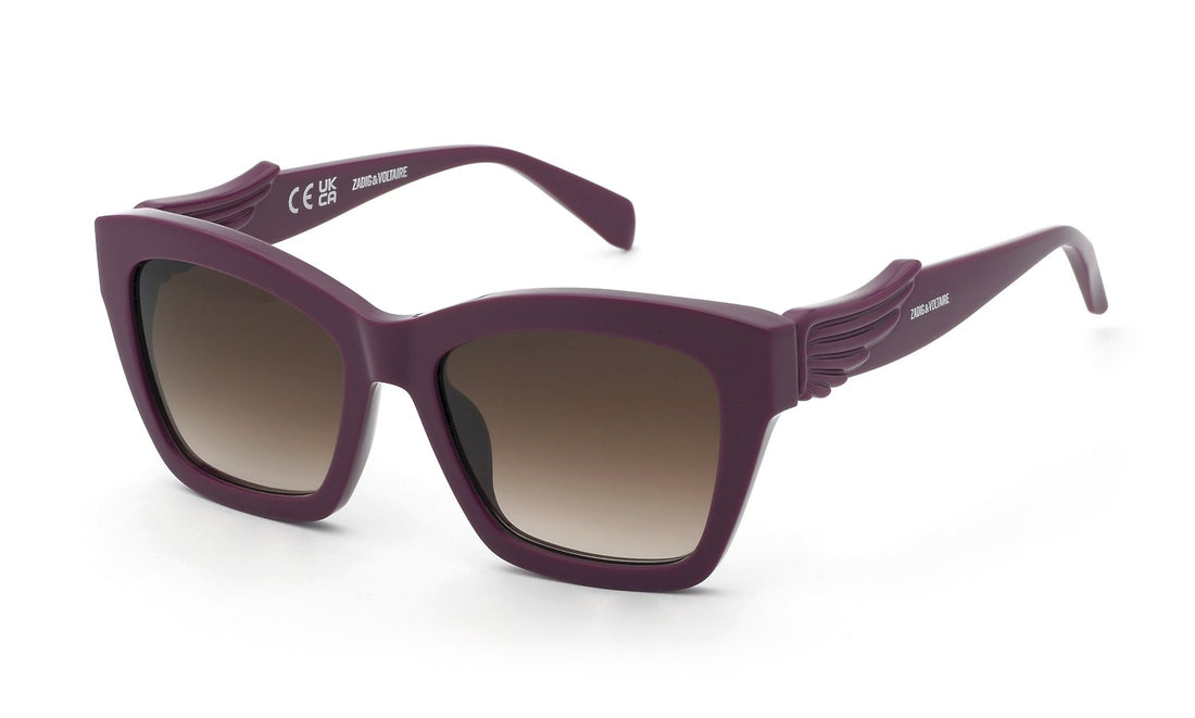 Óculos de sol zadig&voltaire szv503 09ma rosa square femenino tamanho 55mm - Vista principal