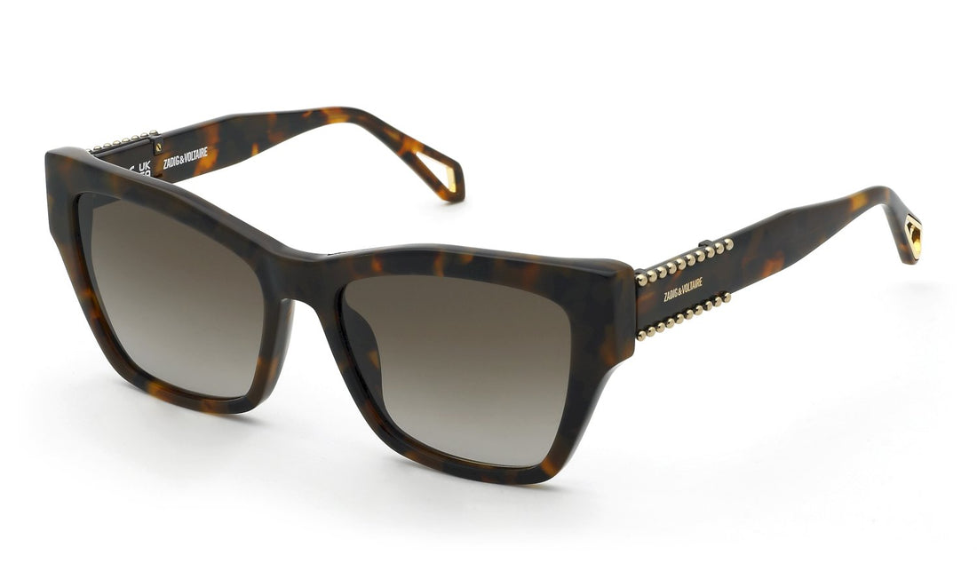 Occhiali da sole zadig&voltaire szv505 09xk havana geometric femenino taglia 56mm - Vista principale