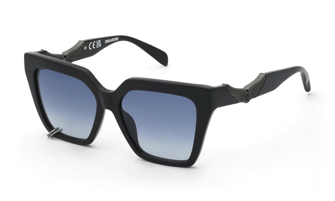 Occhiali da sole zadig&voltaire szv507v 700y negro square femenino taglia 55mm - Vista principale