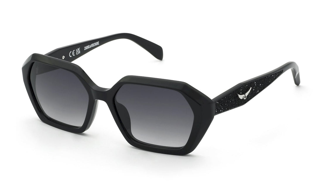 Occhiali da sole zadig&voltaire szv509s 0700 negro geometric femenino taglia 56mm - Vista principale