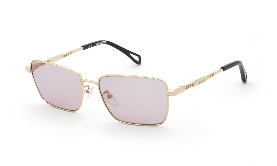 Occhiali da sole zadig&voltaire szv513 0300 dorado square femenino taglia 56mm - Vista dettagliata