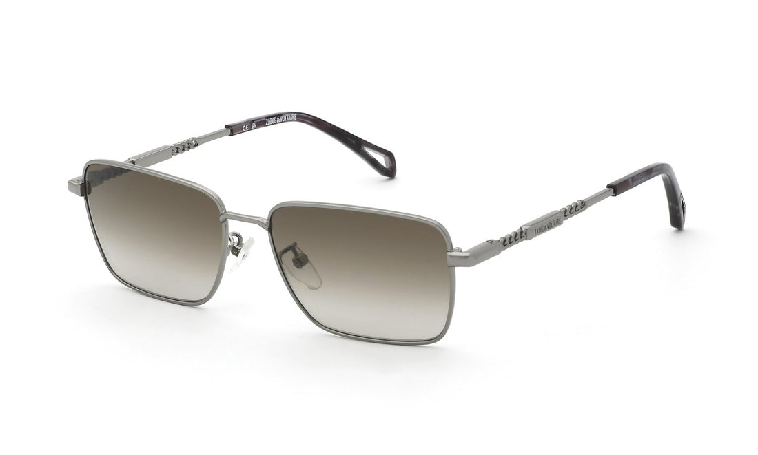 Occhiali da sole zadig&voltaire szv513 0509 plateado square femenino taglia 56mm - Vista principale