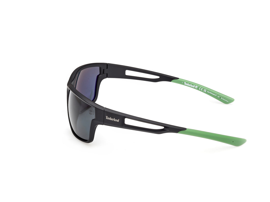 Lunettes de soleil timberland tb00001 02d negro rectangular masculino taille 65mm - Vue détaillée