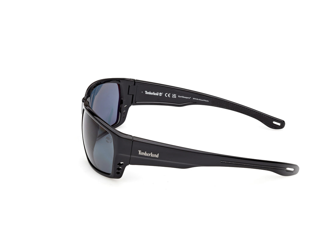 Lunettes de soleil timberland tb00002 05d negro rectangular masculino taille 64mm - Vue détaillée