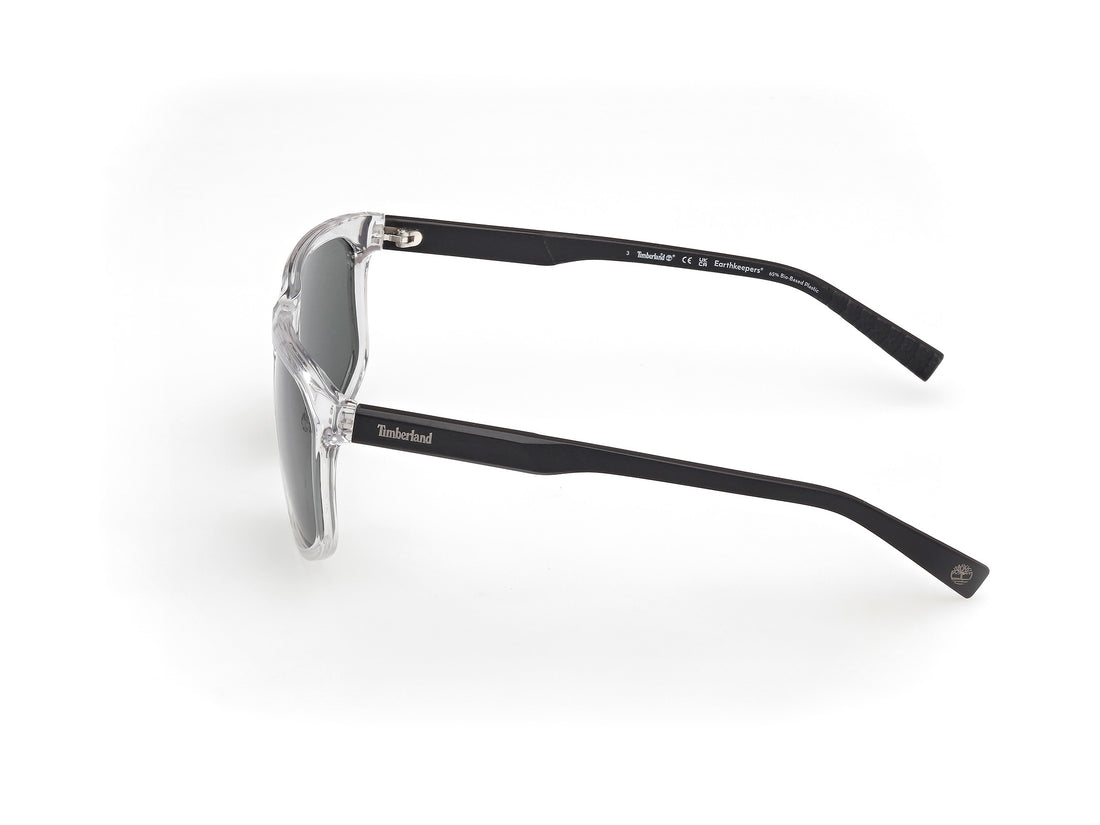 Óculos de sol timberland tb00036-h 26r transparente rectangular masculino tamanho 60mm - Vista de detalhe