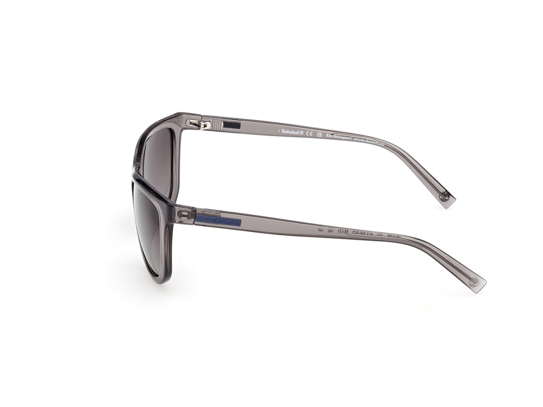 Occhiali da sole timberland tb00058 20d gris square masculino taglia 56mm - Vista dettagliata