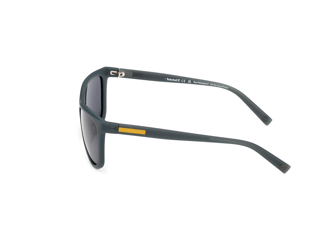 Occhiali da sole timberland tb00058 97d verde square masculino taglia 56mm - Vista dettagliata