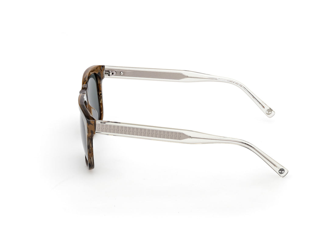 Occhiali da sole timberland tb00059 96r verde square masculino taglia 56mm - Vista dettagliata