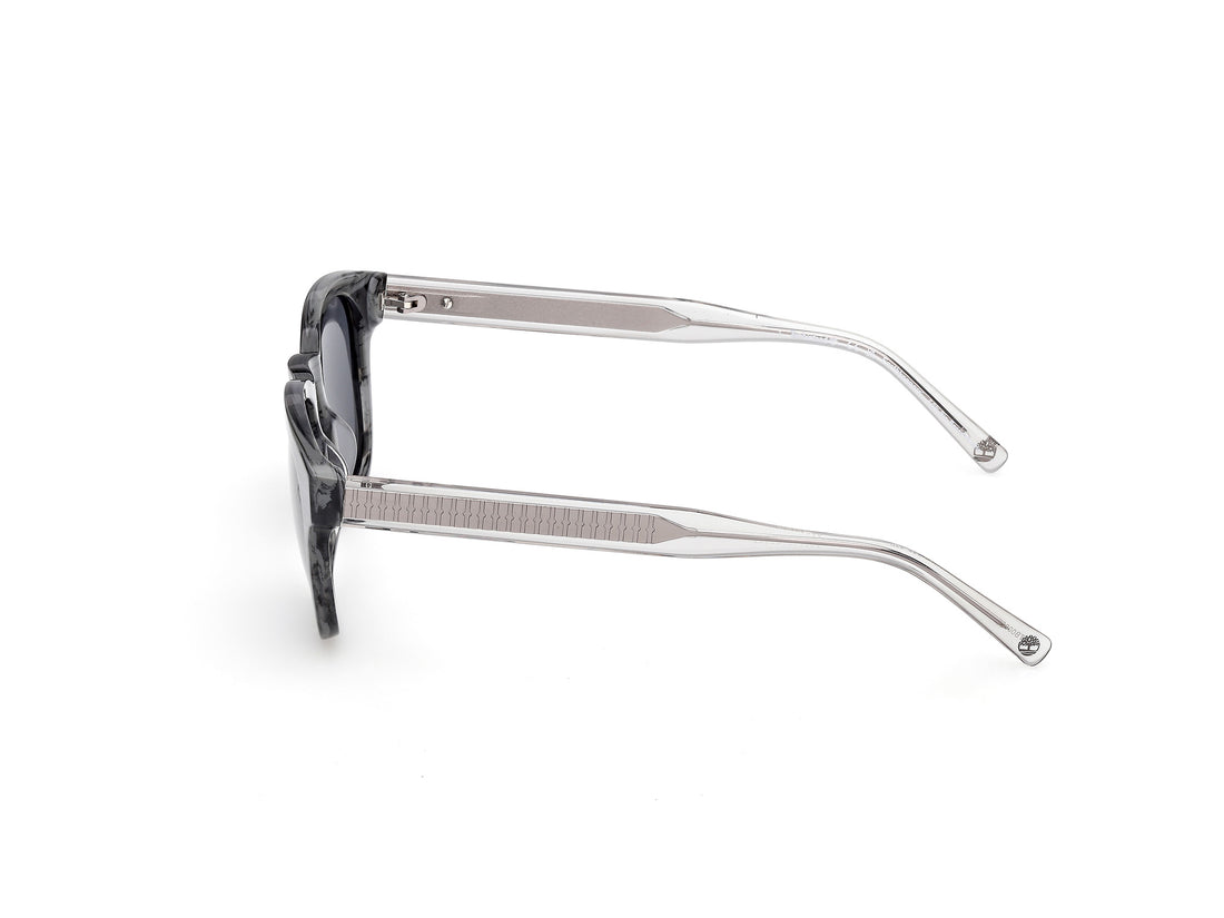 Occhiali da sole timberland tb00060 90d azul round masculino taglia 53mm - Vista dettagliata