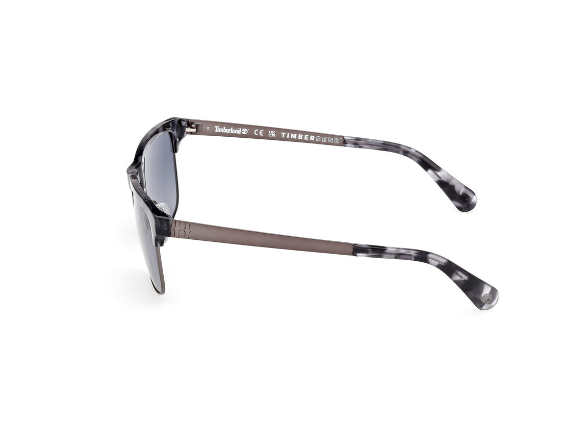 Lunettes de soleil timberland tb00063 52d havana rectangular masculino taille 60mm - Vue détaillée