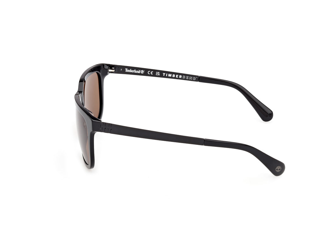 Lunettes de soleil timberland tb00064 01h negro rectangular masculino taille 60mm - Vue détaillée