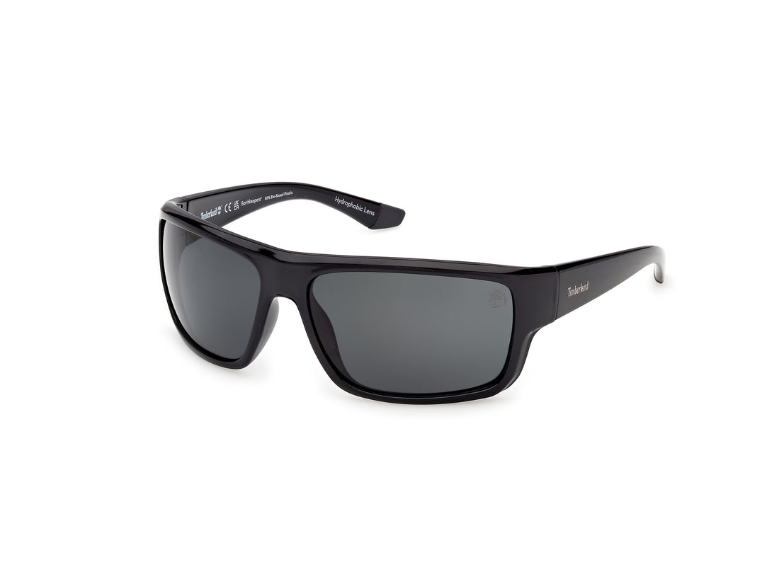 Lunettes de soleil timberland tb00067 01d negro rectangular masculino taille 65mm - Vue principale