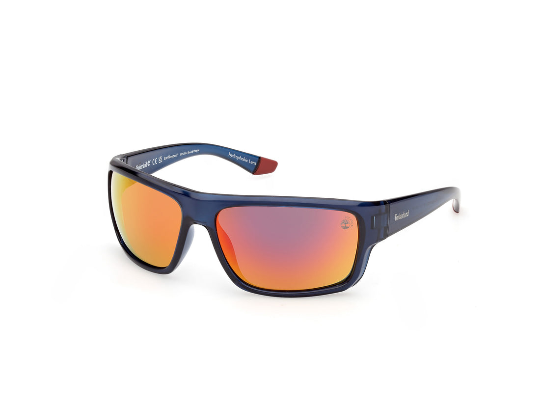 Lunettes de soleil timberland tb00067 90d azul rectangular masculino taille 65mm - Vue principale