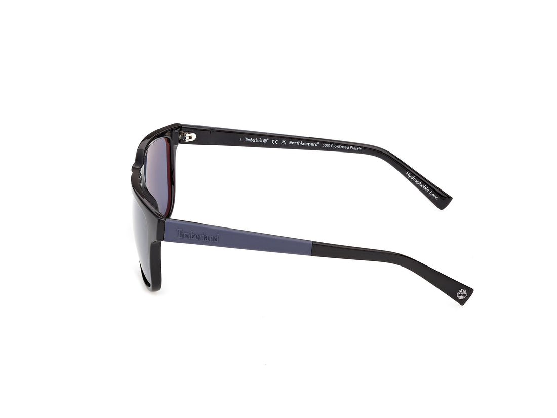 Lunettes de soleil timberland tb00069 01d negro rectangular masculino taille 56mm - Vue détaillée