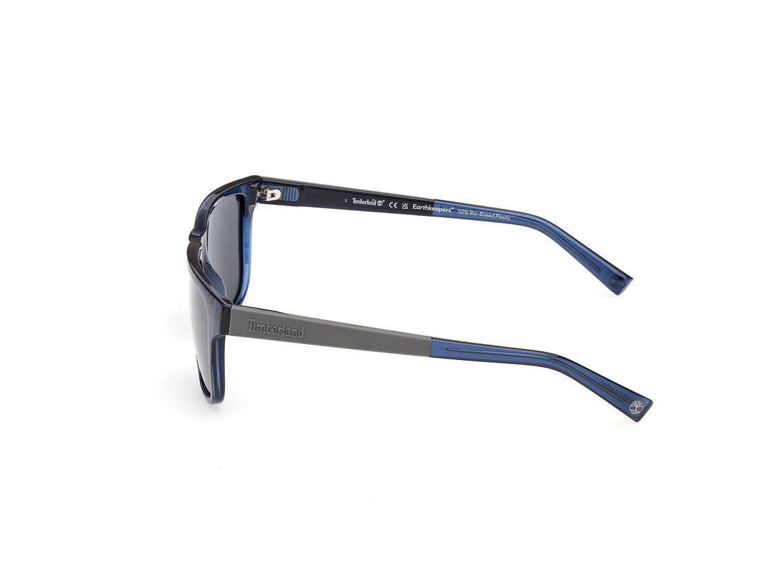 Occhiali da sole timberland tb00069 90d azul rectangular masculino taglia 56mm - Vista dettagliata