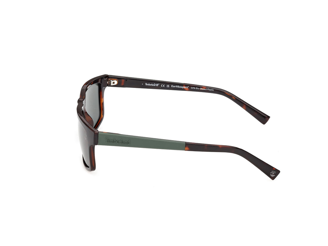 Occhiali da sole timberland tb00070 52r havana rectangular masculino taglia 57mm - Vista dettagliata