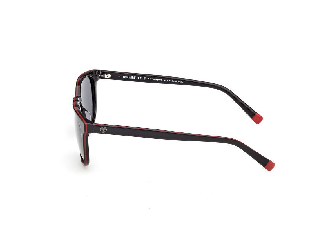 Occhiali da sole timberland tb00074 01d negro round masculino taglia 55mm - Vista dettagliata