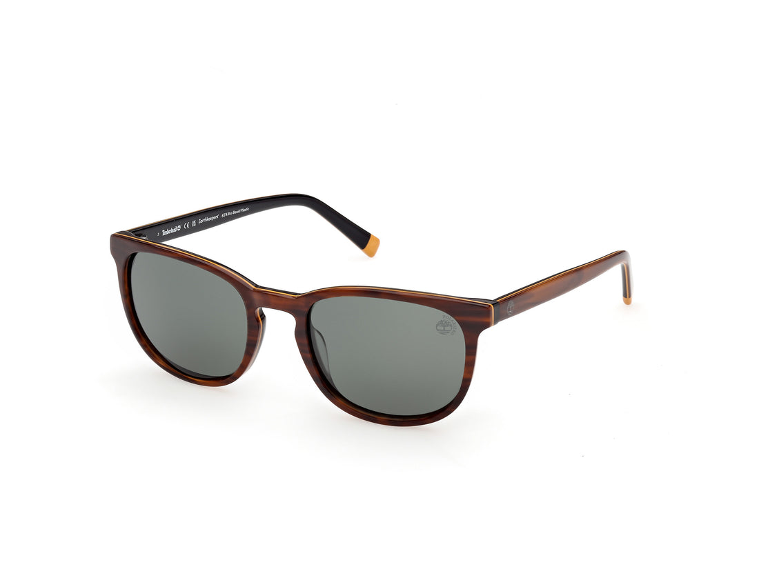 Occhiali da sole timberland tb00074 62r marron round masculino taglia 55mm - Vista principale