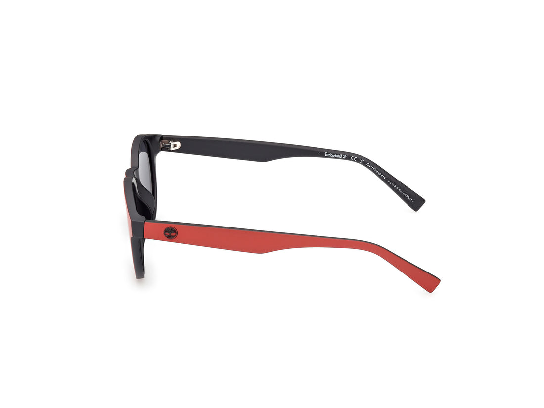 Lunettes de soleil timberland tb00077 67d rojo round infantil taille 49mm - Vue détaillée