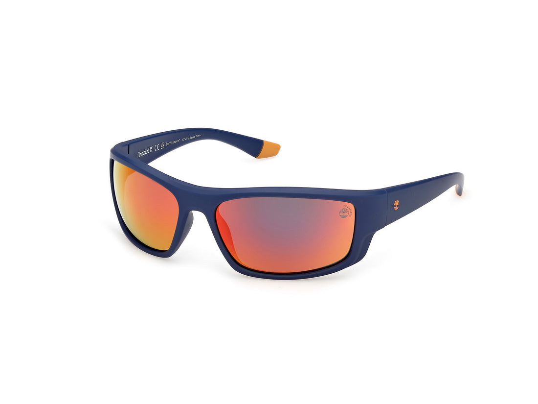 Lunettes de soleil timberland tb00081 91d azul rectangular infantil taille 64mm - Vue principale