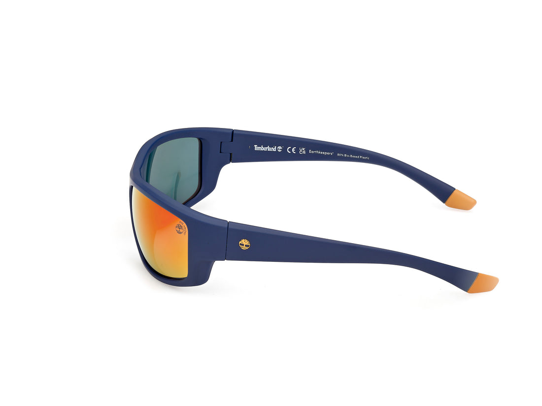 Lunettes de soleil timberland tb00081 91d azul rectangular infantil taille 64mm - Vue détaillée