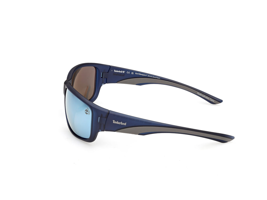 Occhiali da sole timberland tb00084 91d azul rectangular masculino taglia 64mm - Vista dettagliata