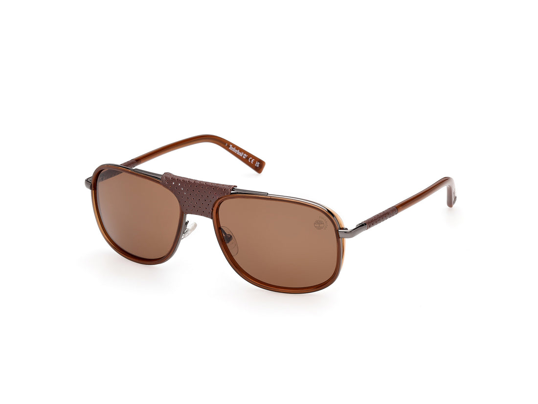 Sonnenbrillen timberland tb00091 47h marron navigator masculino größe 58mm - Hauptansicht