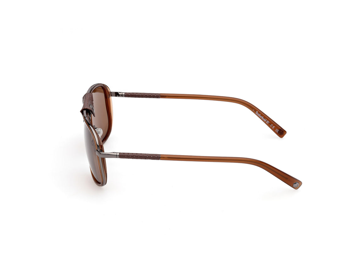 Sonnenbrillen timberland tb00091 47h marron navigator masculino größe 58mm - Detailansicht