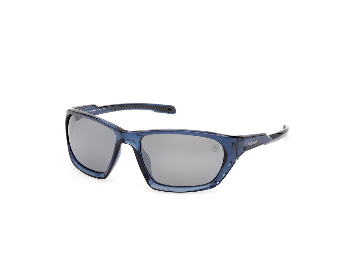 Solbriller timberland tb00092 90d azul rectangular masculino størrelse 61mm - Hovedvisning