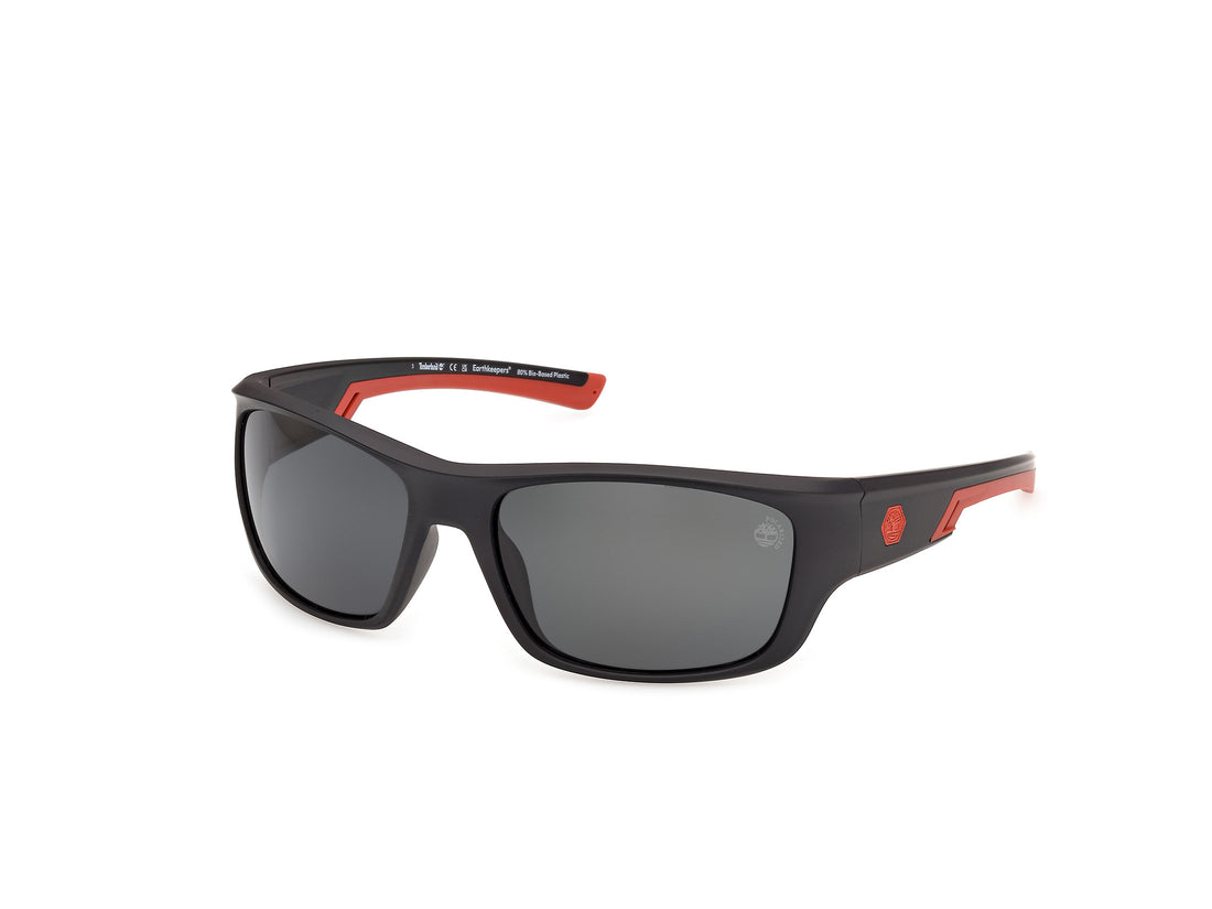 Solbriller timberland tb00093 02d negro rectangular masculino størrelse 61mm - Hovedvisning