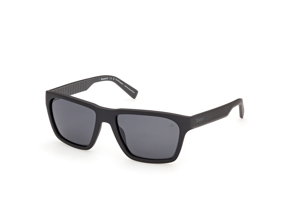 Solbriller timberland tb00095 02d negro rectangular masculino størrelse 57mm - Hovedvisning