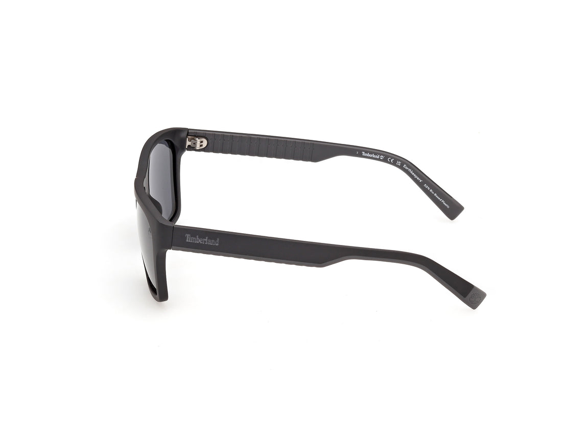 Solbriller timberland tb00095 02d negro rectangular masculino størrelse 57mm - Detaljeret visning