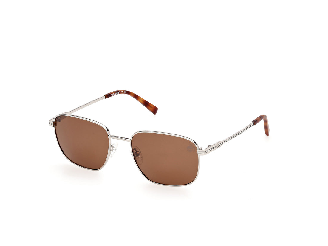 Solbriller timberland tb00096 10h plateado rectangular masculino størrelse 54mm - Hovedvisning