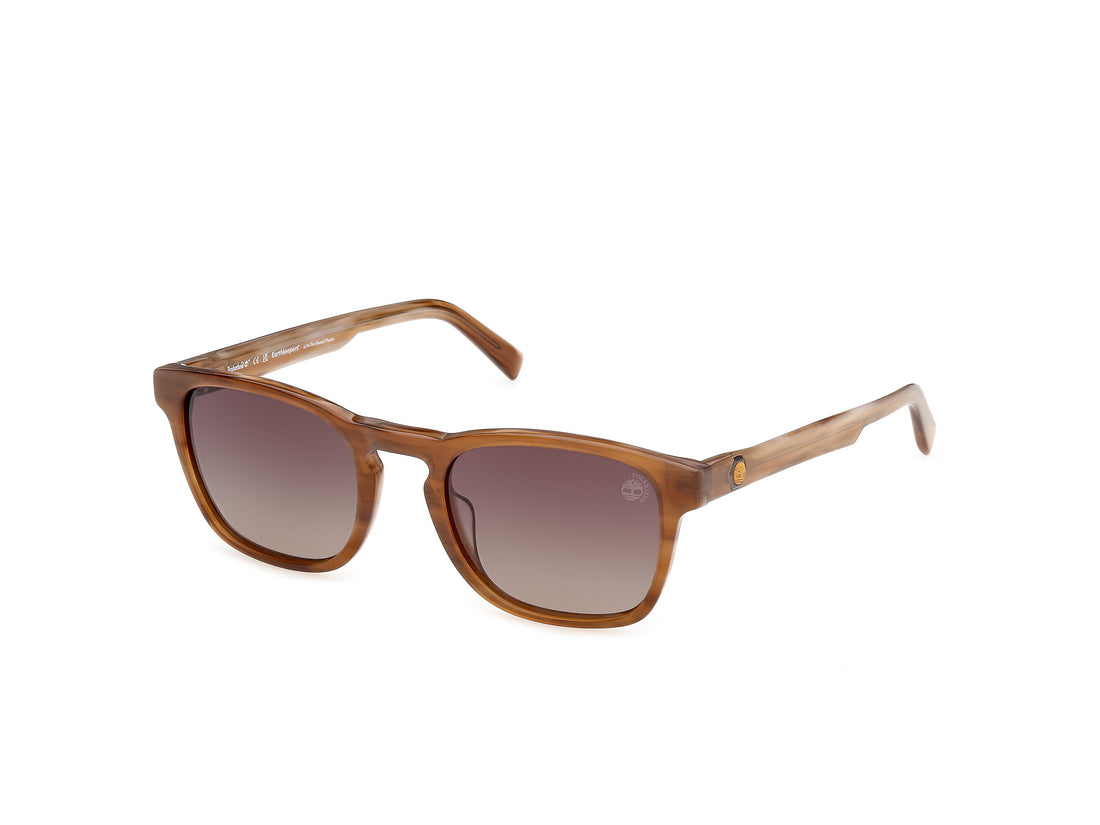 Solbriller timberland tb00100 62h marron round masculino størrelse 53mm - Hovedvisning