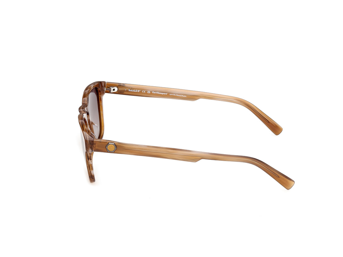 Solbriller timberland tb00100 62h marron round masculino størrelse 53mm - Detaljeret visning