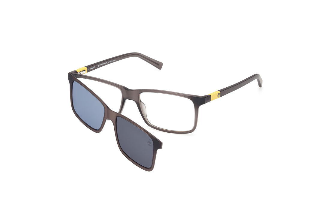 Óculos graduados timberland tb1765 020 gris rectangular masculino tamanho 54mm - Vista principal